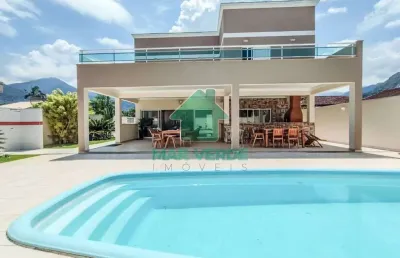 Sobrado locação temporada 4 suítes com piscina em condomínio fechado