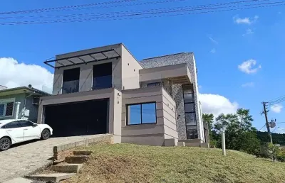 Casa com 4 dormitórios à venda, 250 m² por r$ 1.400.000,00 - jardim panorâmico - ivoti/rs