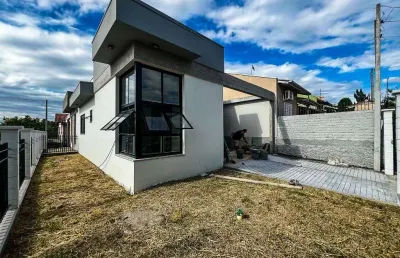 Casa nova com 2 dormitórios à venda, 79 m² por r$ 350.000 - lago azul - estância velha/rs
