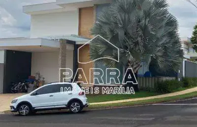 Vende-se residência no cond.reserva esmeralda - marilia/sp