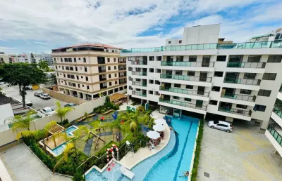 Compre apartamento com 2 dormitórios, 1 suite, 2 vagas, em vila nova por r$ 950.000. imóvel residencial em cabo frio/rj