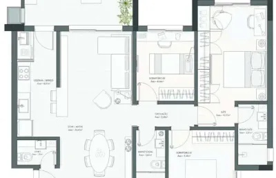 Apartamento com 3 quartos à venda no Panazzolo, Caxias do Sul 