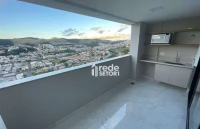 Apartamento com 3 quartos, à venda, 73 m² por r$ 590.200 - granbery - juiz de fora/mg