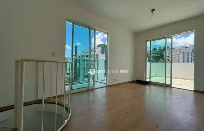 Cobertura com 1 quarto à venda, 78 m² por r$ 349.000 - morro da glória - juiz de fora/mg