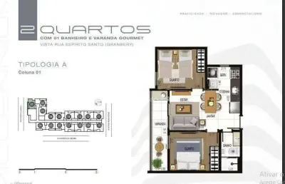 Apartamento com 2 quartos à venda, 45 m² por r$ 349.900 - centro - juiz de fora/mg