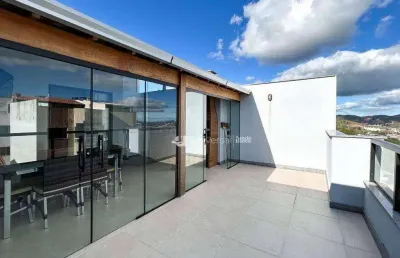 Cobertura com 3 quartos à venda, 163 m² por r$ 550.000 - vivendas da serra - juiz de fora/mg