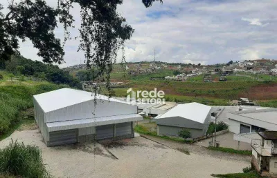 Galpão para alugar, 950 m² por r$ 20.000,00/mês - salvaterra - juiz de fora/mg
