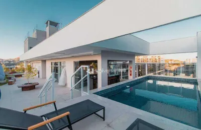Apartamento com 1 quarto para alugar, 52 m² por r$ 1.800/mês - centro - juiz de fora/mg