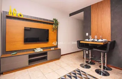 Apartamento com 1 quarto para alugar, 45 m² por r$ 2.940/mês - centro - juiz de fora/mg