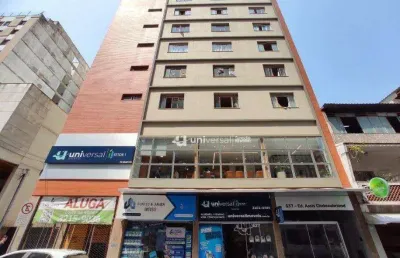 Apartamento com 2 quartos, 44 m² - venda por r$ 180.000 ou aluguel por r$750,00/mês - centro - juiz de fora/mg