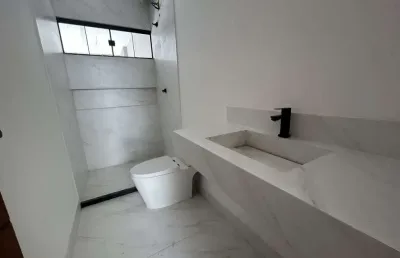 Casa para venda em macaé, vale das palmeiras, 3 dormitórios, 2 suítes, 3 banheiros, 1 vaga