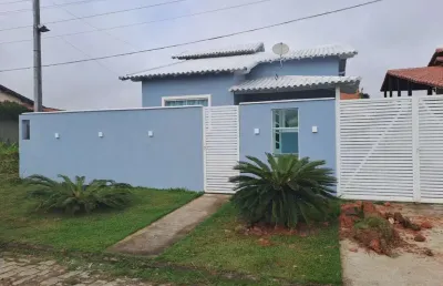 Casa para venda em rio das ostras, jardim patricia, 3 dormitórios, 1 suíte, 3 banheiros, 2 vagas