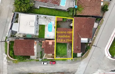 Terreno para construção de geminado localizado entre iririú e saguaçu com possibilidade de permuta no local!