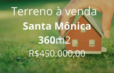 Terreno à venda no bairro santa mônica - uberlândia/mg