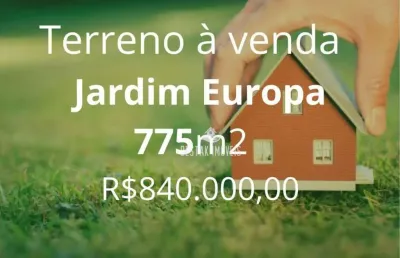 Terreno à venda no bairro jardim europa - uberlândia/mg