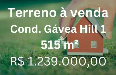 Terreno à venda, condomínio gávea hill 1 - uberlândia/mg