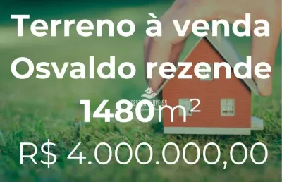Terreno à venda no bairro osvaldo rezende - uberlândia/mg