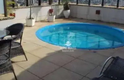 Cobertura à venda, 332 m² por r$ 1.300.000,00 - gutierrez - belo horizonte/mg