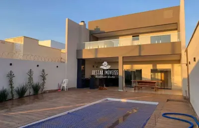 Casa com 4 quartos à venda no bairro shopping park - uberlândia/mg