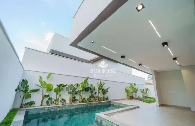 Casa com 3 quartos à venda, condomínio arts - uberlândia/mg