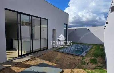 Casa com 3 quartos à venda no condomínio tamboré uberlândia - uberlândia/mg