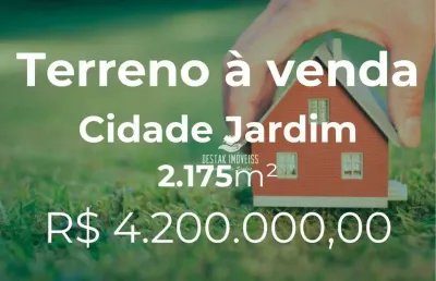 Terreno à venda, bairro cidade jardim - uberlândia/mg