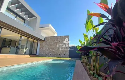 Sobrado com 4 quartos à venda, condomínio gávea paradiso - uberlândia/mg