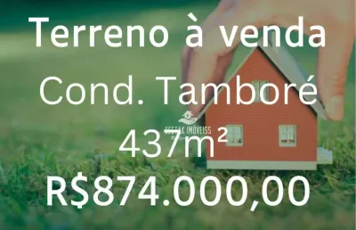 Terreno à venda, condomínio tamboré - uberlândia/mg