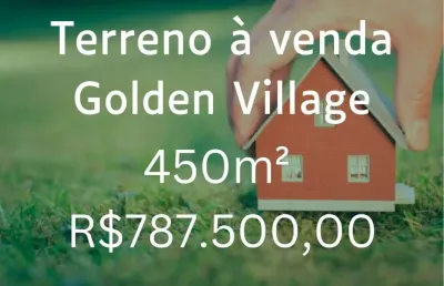 Terreno à venda, 450 m² bairro condomínio golden village - uberlândia/mg