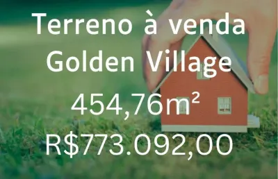 Terreno à venda, 454 m² - condomínio golden village - uberlândia/mg