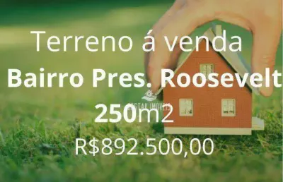 Terreno à venda no bairro presidente roosevelt - uberlândia/mg