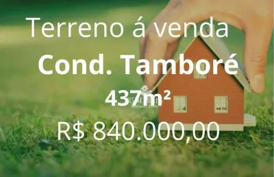 Terreno à venda, no condomínio tamboré uberlândia - gávea - uberlândia/mg