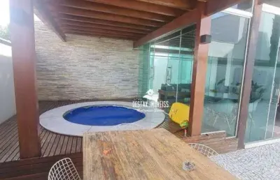 Sobrado com 5 quartos à venda no condomínio paradiso ecológico - uberlândia/mg
