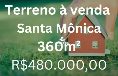 Terreno à venda no bairro santa mônica - uberlândia/mg