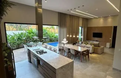 Casa com 3 quartos à venda, condominio alphaville 1 - uberlândia/mg