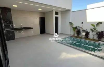 Casa com 3 quartos à venda, no condomínio raros - uberlândia/mg
