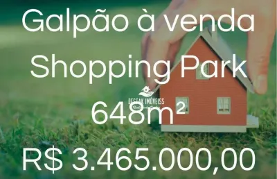 Galpão à venda, bairro shopping park - uberlândia/mg