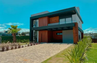 Casa mobiliada em condomínio - reserva das águas condomínio e parque