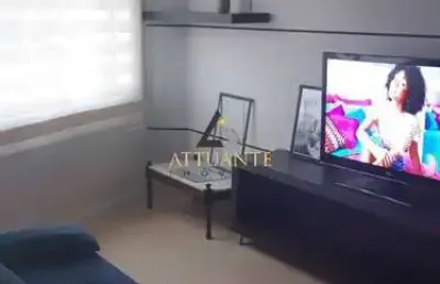 Apartamento um dormitorio mobiliado no cinquentenário