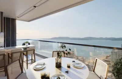 Apartamento de 3 e 4 suítes em 100 vezes para pagar ! em meia praia