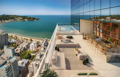 Apartamento de 4 suítes em 60 vezes para pagar ! em meia praia