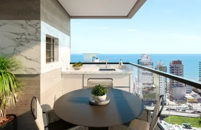 Apartamento de 1 e 2 suítes em 72 vezes para pagar! no morretes