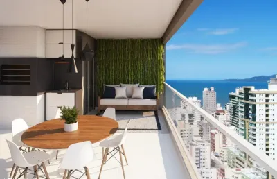 Apartamento de 3 suítes em 60 vezes para pagar ! em meia praia