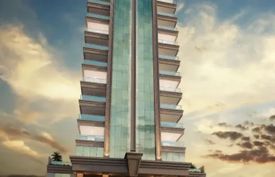 Apartamento de 4 suítes em 60 vezes para pagar ! em meia praia