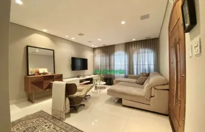 Sobrado com 3 dormitórios à venda, 218 m² por r$ 710.000,00 - ponte grande - guarulhos/sp
