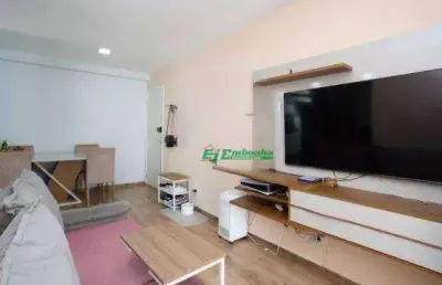 Apartamento com 3 dormitórios à venda, 75 m² por r$ 900.000,00 - jardim flor da montanha - guarulhos/sp