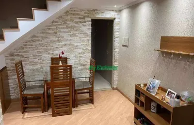 Sobrado com 2 dormitórios à venda, 78 m² por r$ 383.000,00 - jardim oliveira - guarulhos/sp