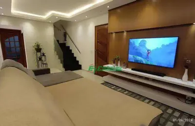 Sobrado com 4 dormitórios à venda, 133 m² por r$ 806.000,00 - vila rosália - guarulhos/sp