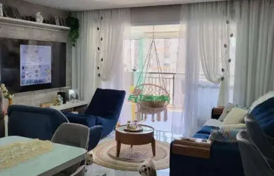 Apartamento com 2 dormitórios à venda, 83 m² por r$ 975.000,00 - jardim flor da montanha - guarulhos/sp