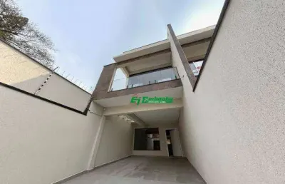 Sobrado com 3 dormitórios à venda, 200 m² por r$ 1.250.000,00 - jardim santa mena - guarulhos/sp